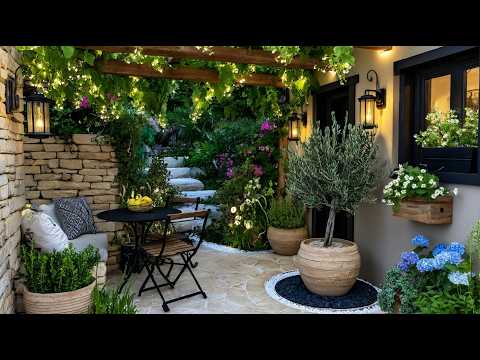 16 Ideas of Small-Space Italian Rustic Gardens: Vintage Vibes, Natural Materials & Southern Ambiance