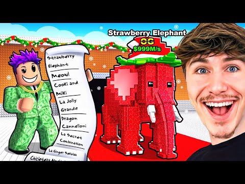 TOUT CE QUE J’ÉCRIS SUR MA LISTE DE NOËL, APPARAÎT SUR STEAL A BRAINROT !!