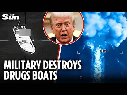 US forces TAKE OUT three NARCO BOATS in eastern Pacific as South American drugs war ramps up