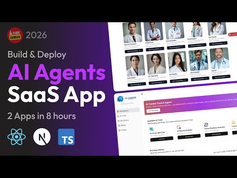 Build & Deploy Medical and Educational AI Agent using NextJs, React, Tailwind css