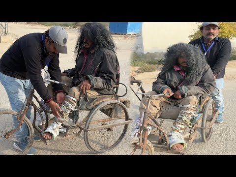 Homeless Man on a Wheelchair 😢 | Sad Reality Life on a Wheelchair | Homeless Reality