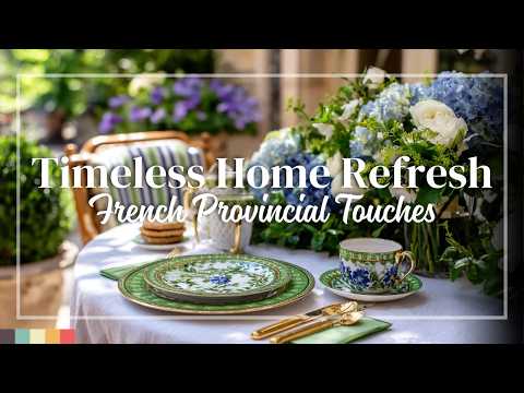 French Provincial Summer Decor: Soft Neutrals & Subtle Elegance for a Serene Seasonal Look!