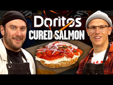 Brad Leone and Josh Make Doritos Cured Salmon | Mythical Kitchen