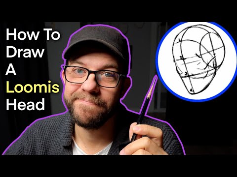 How to start your portrait drawing.