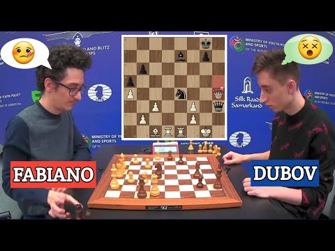 Fabiano Caruana vs Daniil Dubov | FIDE World Blitz 2023