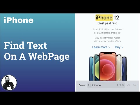 Find Text On A WebPage on iPhone #Short