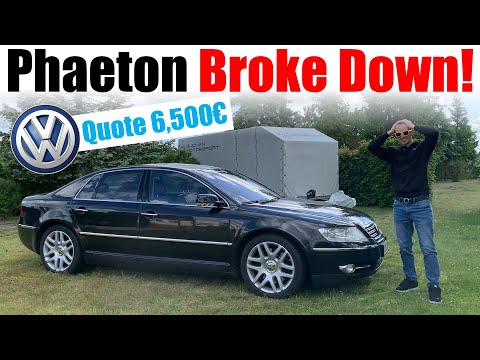 VW Phaeton - Part 7 - My Phaeton BROKE DOWN! And how I fixed it for less than 50€!