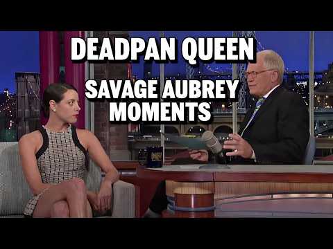 Aubrey Plaza’s Savage Letterman Interviews – She Did NOT Hold Back