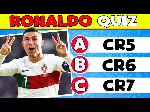 Ronaldo Quiz: How Well Do You Know Cristiano Ronaldo❓
