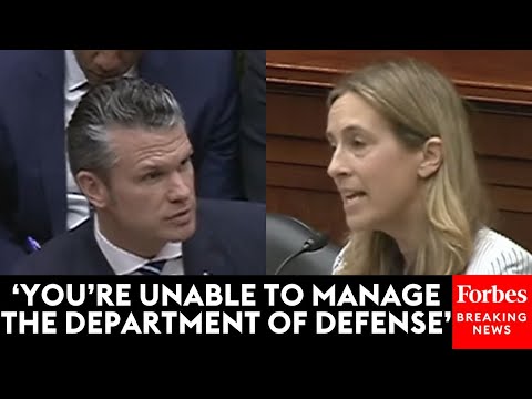 Mikie Sherrill Asks Pete Hegseth About 3 Areas Of His 'Incompetence' As Secretary Of Defense