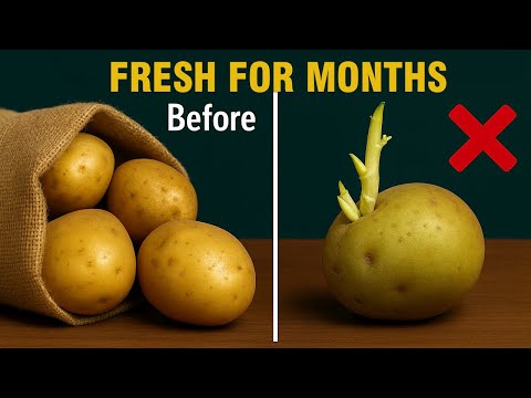 5 Ways to Store POTATOES for 1 Year Without SPOILING – Farmer’s Secret Hack  Annie Tips
