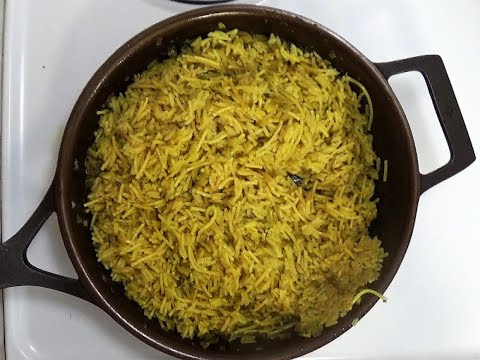 Homemade "Rice a Roni" in a Stargazer cast iron skillet