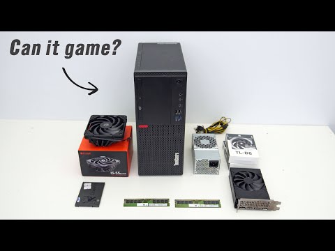 Lenovo M720T: i7-8700 + RTX 4060, PSU, Cooler upgrade, Can it game?