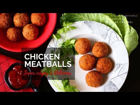 Crispy Chicken Meatballs | Homemade Chicken Meat Balls | Non-Veg Starter Recipe | Chicken Meatballs