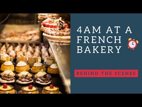 Behind the scenes at a French bakery