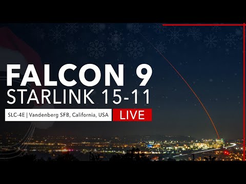 SpaceX Starlink 15-11 Launch from Vandenberg, California