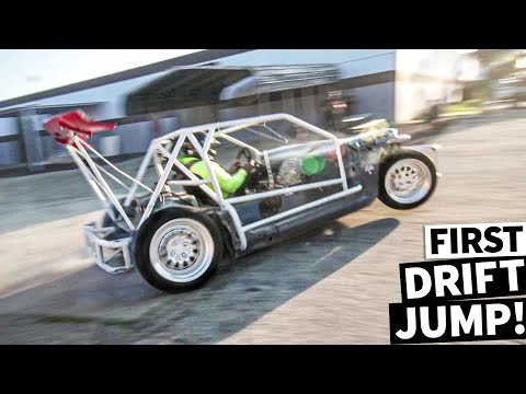 Sending the First Drift Jump at Our New Shop + BIG Graffiti Piece from It's a Living! // HHH Ep.003