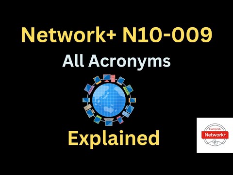 CompTIA Network+ (N10-009) Crash Course - All Acronyms Explained