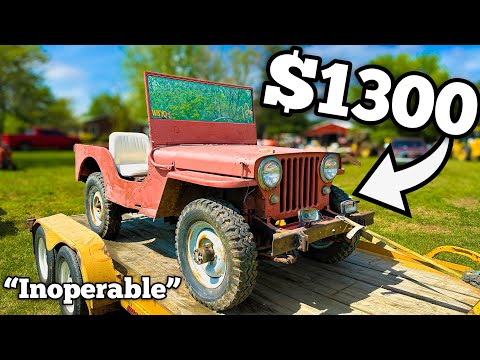 I Bought a CHEAP Non-Running Jeep At Auction (And Fixed It)
