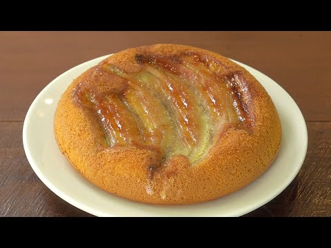 계란 1개로 바나나 케이크 만들기 :: 후라이팬 바나나빵 :: 발효X 이스트X :: Banana Bread, Banana Cake