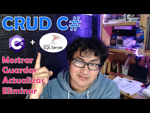 ¿Cómo hacer un CRUD (Guardar, Mostrar, Modificar y Eliminar) con C# y SQL Server? FÁCIL Y SENCILLO