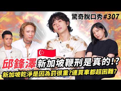 邱鋒澤🇸🇬新加坡超嚴格法律都是真的!亂吐口香糖會讓你破產?買車隱藏消費讓你真正體驗「瘋狂亞洲富豪」!超多元文化國家的「特有感觸」?| ( ft. @qiufengze )驚奇脫口秀#307