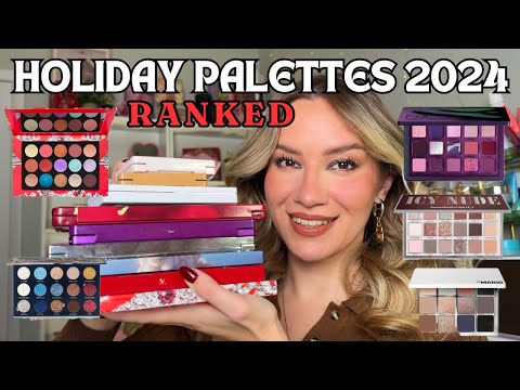 RANKING 2024 HOLIDAY EYESHADOW PALETTES✨