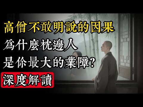 高僧不敢明說的因果，為什麼枕邊人是你最大的業障？（深度解讀）|佛教 |佛學知識|修心修行|禪悟人生 |金剛經|南無阿彌陀佛|