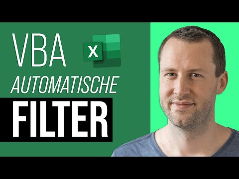 Excel VBA Filtern und Filter wieder ausstellen - regelmäßige Zeitersparnis