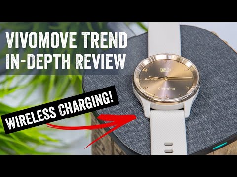 Garmin Vivomove Trend Review: First Garmin Wireless Charging Watch!
