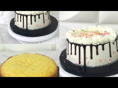 HOW TO BAKE AND DECORATE A BIRTHDAY CAKE  A-Z  #howtobake #vanillacake #cake #baking #buttercream