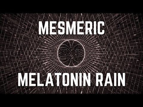 MESMERIC MELATONIN RAIN | 12 Hours | Black Screen | No Midway Ads | Relax/ Sleep/ Calm Anxiety