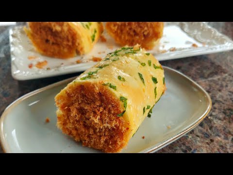 百吃不厌的肉松面包卷 普通面粉就可以做 | Meat floss bread rolls that you would never have enough
