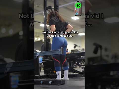 She Injured HER BACK Squatting! 😳