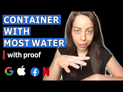 LeetCode 11. Container with Most Water [Facebook Coding Interview Solution Explained]