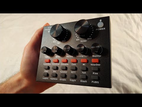 V8 External Sound Card for Microphone and Streaming - Full Review