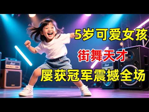 5岁漂亮女孩街舞神童,仅学2年屡获冠军!一段舞蹈全场评委惊掉下巴【草根大明星】