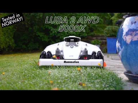 Mammotion LUBA 2 AWD 5000X Robotic mower. Tested in Norway!