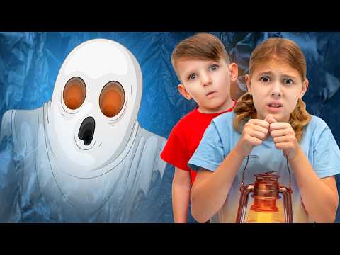 Kids Get Lost in a Spooky Basement! 👻 Funny & Brave Kids Stories with Maria & Ivan