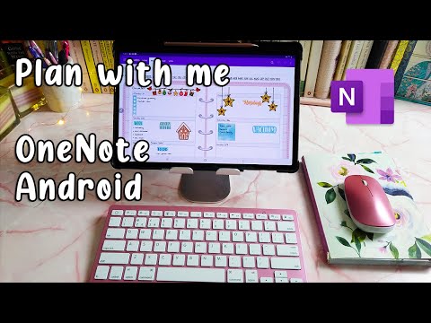 OneNote Plan with Me - Android Tablet Digital Planning