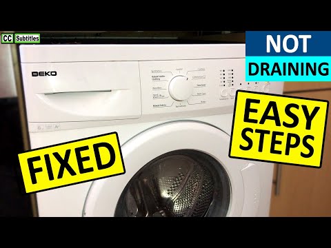 Beko Washing Machine not Draining Water - Fixed