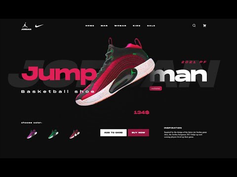 Анимация с помощью #js #gsap . Промо-сайт на #html и #css .