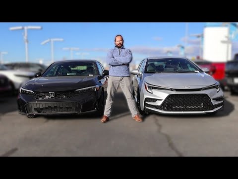 Honda's Hybrid is BETTER! //2026 Honda Civic Hybrid vs 2026 Toyota Corolla Hybrid//