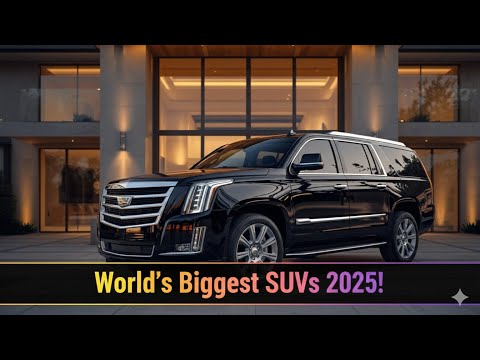 Top 10 Biggest SUVs in the World for 2025 (Luxury Edition)