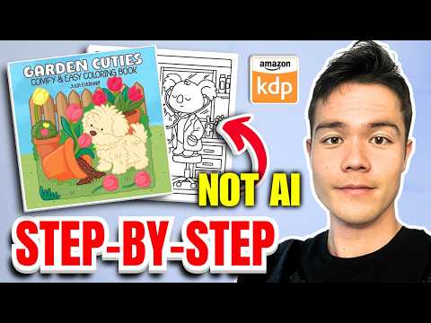 How to Create a Coloring Book WITHOUT AI for Amazon KDP (Step-By-Step)