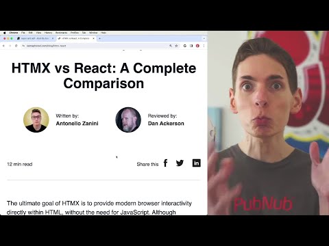 HTMX vs React