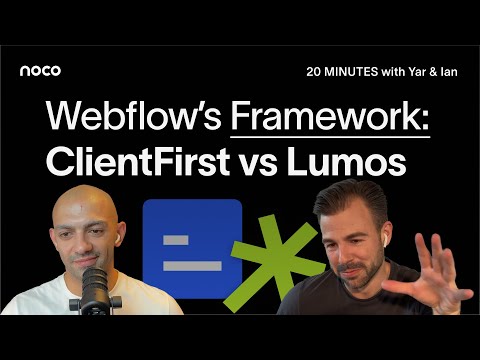 Webflow Frameworks: Client First vs Lumos, Stability vs Innovation.
