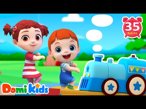 小火車嗚嗚🚂 | 趣味交通遊戲🚦 | 寶寶交通認知 | 幼兒早教啟蒙 | 親子互動兒歌🎵 | 寶貝多米