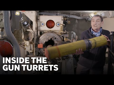 What was it like to work in the gun turrets? | HMS Belfast's Armament