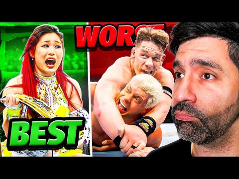 BEST AND WORST MATCHES OF EVERY 2025 WWE PLE